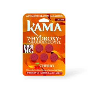 Kama 7 Hydroxy + Pseudoindoxyl Chewable Tablets Cherry 200mg Per Tablet